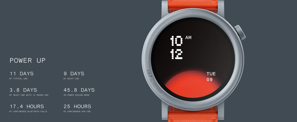 CMF by Nothing Watch Pro 2 Smartwatch with 1.32’’ AMOLED display, 11 days battery life, Bluetooth calls with AI noise reductio