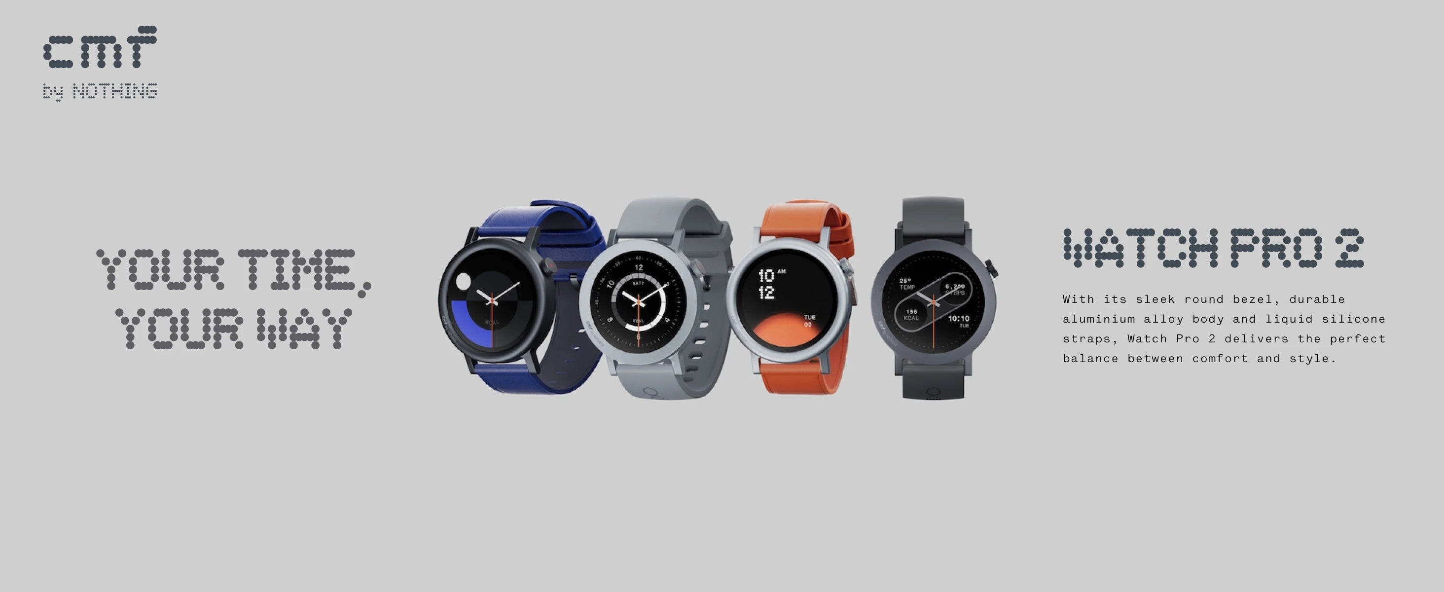 CMF by Nothing Watch Pro 2 Smartwatch with 1.32’’ AMOLED display, 11 days battery life, Bluetooth calls with AI noise reductio