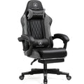 GTPLAYER Gaming Chair, Ergonomic Computer Chair with Footrest, Headrest and Lumbar Support Height Adjustable Gaming Chair 360° S