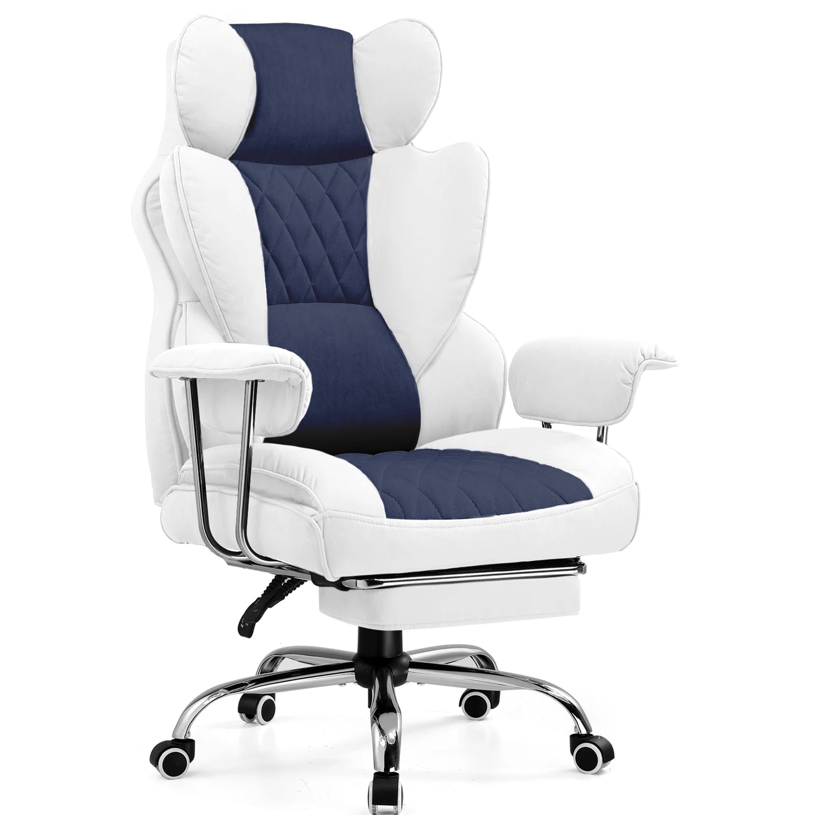 GTPLAYER Gaming Chair, Executive Office Desk Chair Ergonomic Computer Chair with Footrest Heavy Duty High Back Lumbar Support