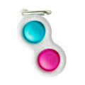 Children Kid Simple Dimple Special Needs Silent Sensory Fidget Keyring Toy Autism Classroom Adult UK