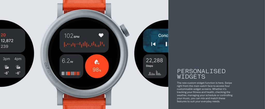CMF by Nothing Watch Pro 2 Smartwatch with 1.32’’ AMOLED display, 11 days battery life, Bluetooth calls with AI noise reductio