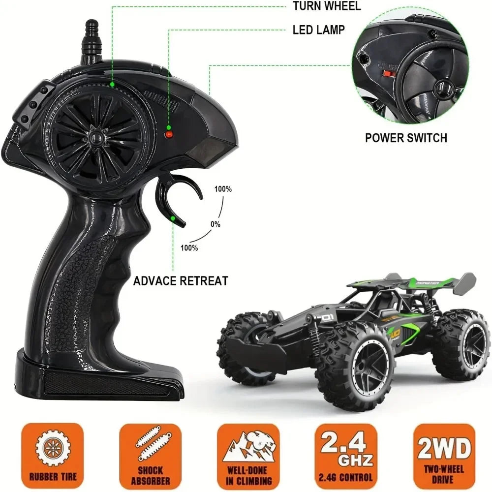 RC Drifting Car Racing  High Speed 15KM/H Radio Control Model 2.4G Drift Race Vehicle for Boys Girl Gifts