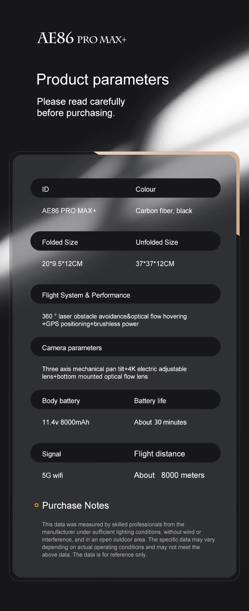 AE86 PRO MAX Professional Drone 10KM 3-Axis Gimbal RC Quadcopter 8K FPV Dual Camera GPS Obstacle Avoidance Drone with LED Screen
