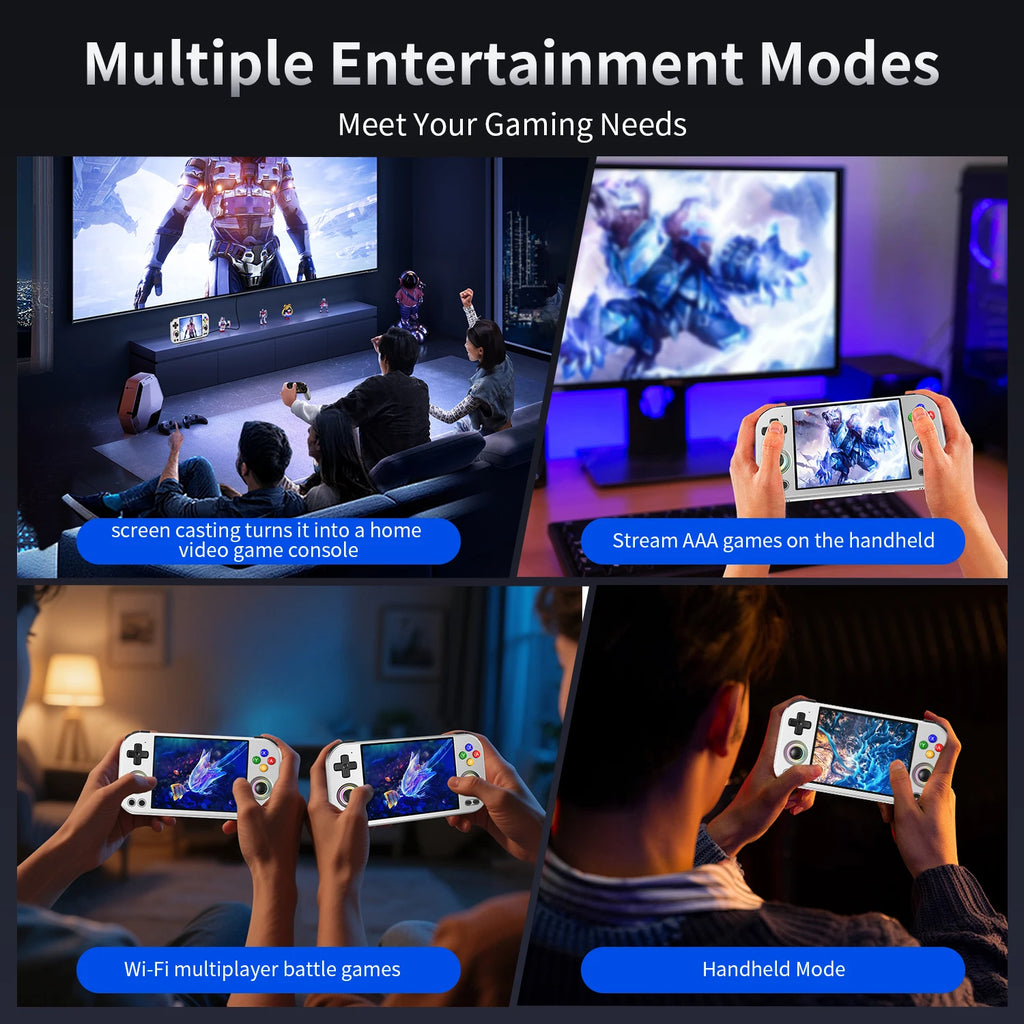 Anbernic RG477M Retro Handheld Game Console 4.7-inch LTPS 64 Bit Game Player Dimensity 8300 Online Multiplayer Streaming RG 477M