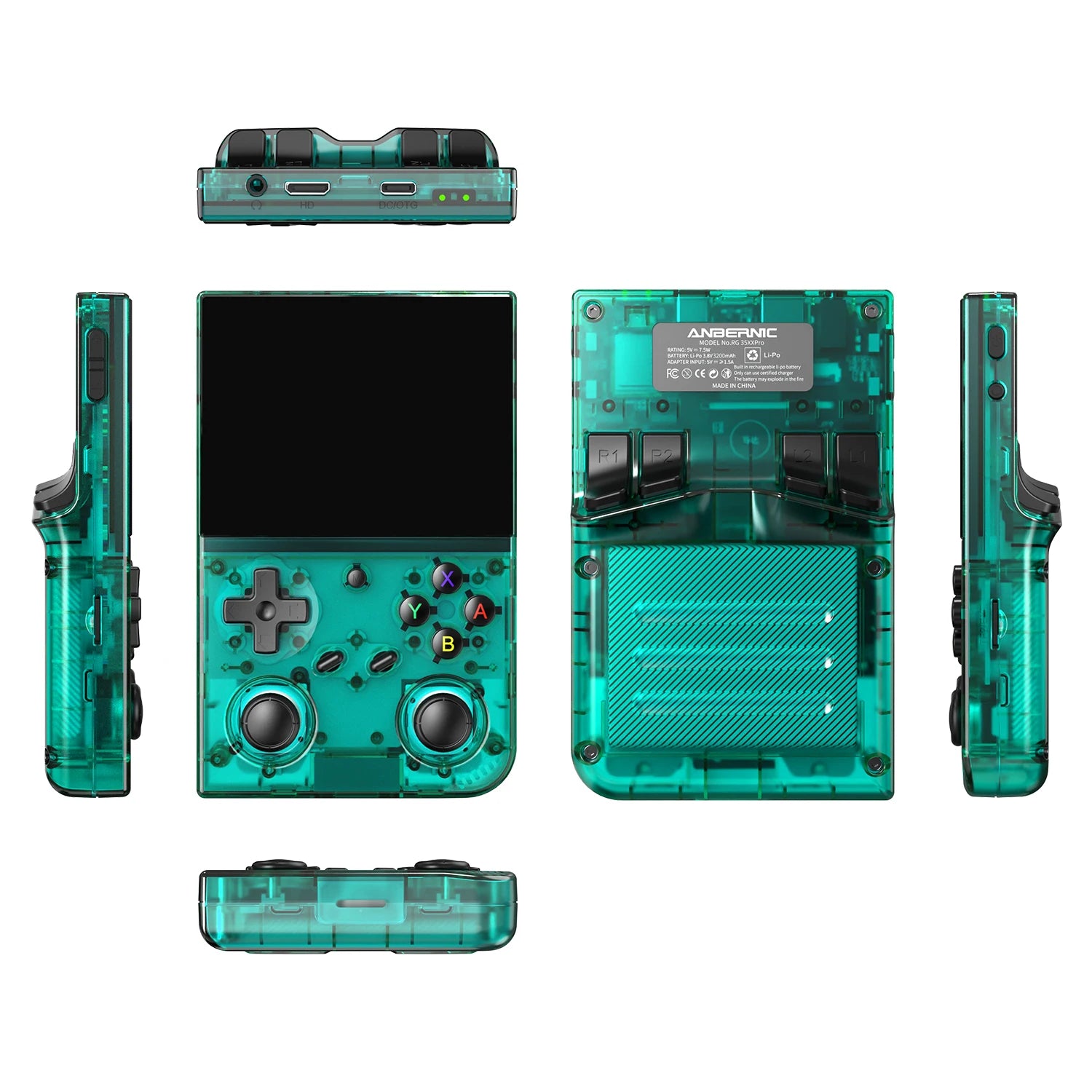 Anbernic RG 35XXPRO 64 Bit Handheld Game Players 3.5'' IPS Screen Linux System Video Game Console Portable Simulator 64G HD-Out