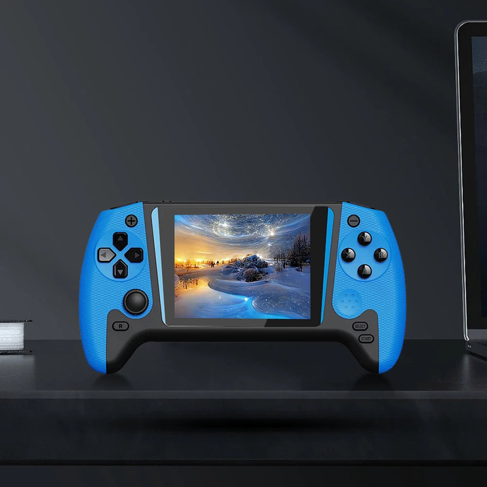 Built-in 500 Games Retro Handheld Game Console 3.5inch LCD Screen Portable Game Console Nostalgic Game Console for Single Player
