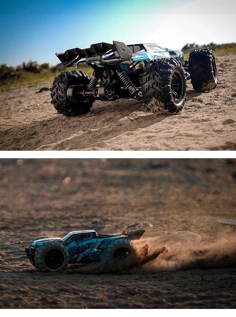 70KM/H High Speed RC Car 1/16 4x4 Remote Control Brushless Vehicle 2.4G 4WD Electric Off-Road Drift Crawler Toys for Children