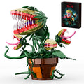 Piranha Plant Audrey II 2 Building Blocks Set Horrors Flower Shop Decoration Halloween Christmas Gift for Tv Film Fans(629PCS)