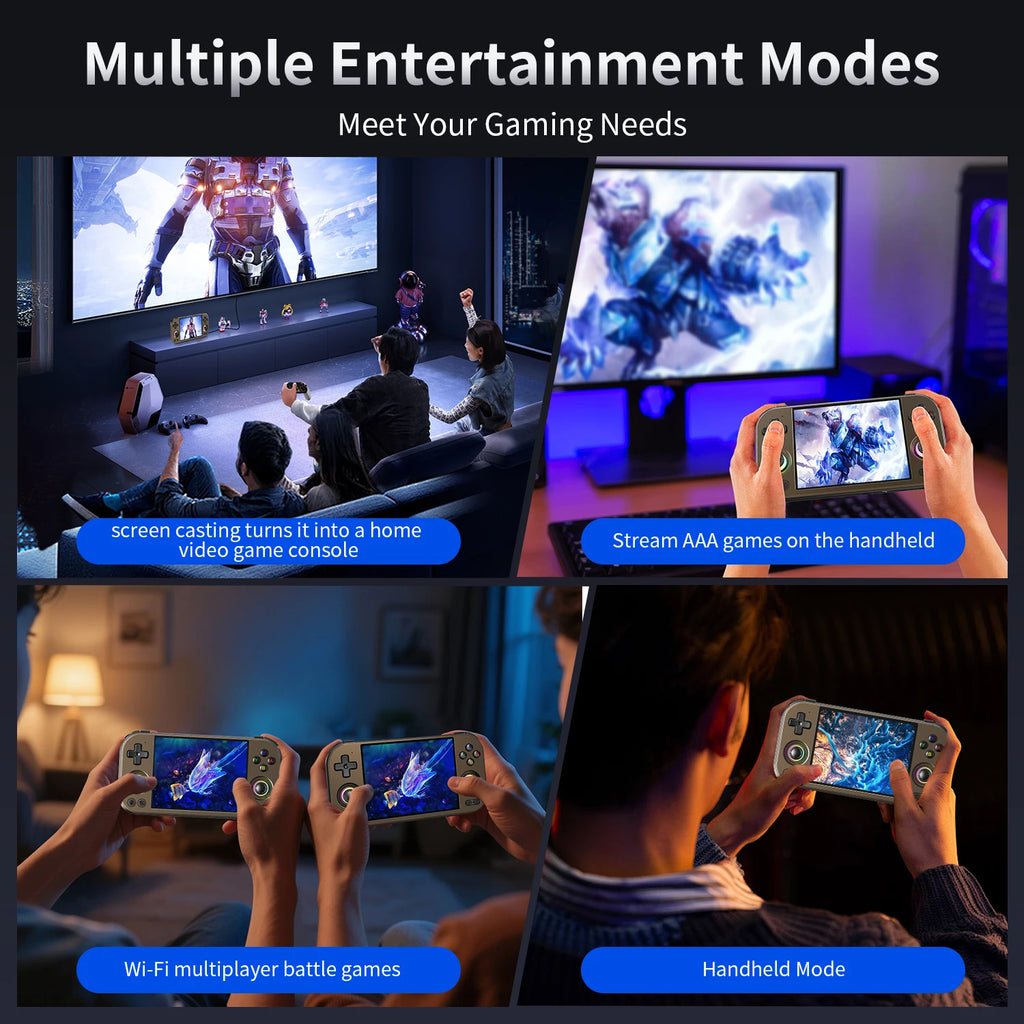 Anbernic RG477M Retro Handheld Game Console 4.7-inch LTPS 64 Bit Game Player Dimensity 8300 Online Multiplayer Streaming RG 477M