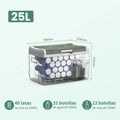 Alpicool NL 25L 35L 45L Car Refrigerator 12V Compressor Fridge Freezer 12/24V DC 100-240V AC Portable Cooler for Camping Travel
