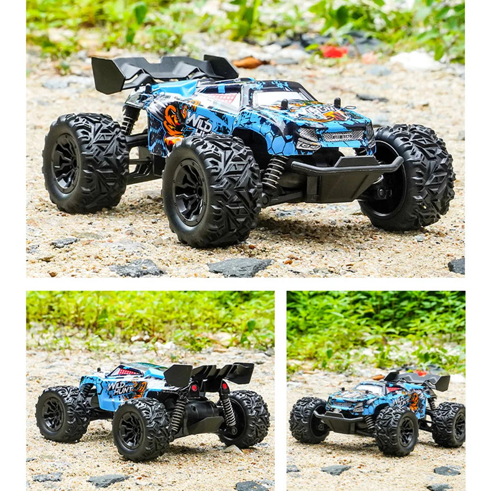 RC Off-road Car Toy 2.4G High Speed Remote Control 1:14  Bigfoot Climbing Model Car Shock Absorber With led light