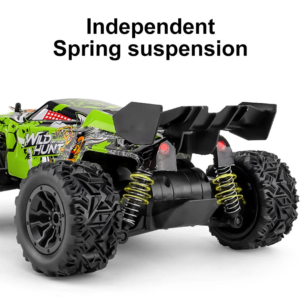 RC Off-road Car Toy 2.4G High Speed Remote Control 1:14  Bigfoot Climbing Model Car Shock Absorber With led light