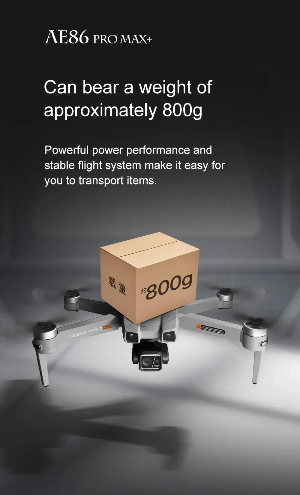 AE86 PRO MAX Professional Drone 10KM 3-Axis Gimbal RC Quadcopter 8K FPV Dual Camera GPS Obstacle Avoidance Drone with LED Screen