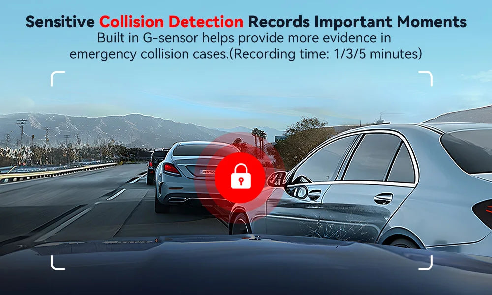 REDTIGER A4 Dash Camera Front and Rear 4k Dash Cam Drive Recorder for WiFi GPS Car Dvr for 24H Parking Mode Black Box for Car