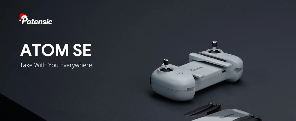 Potensic Drones Under 249g GPS Auto Return Single Axis Gimbal EIS Professional Drone Max 4-KM Waypoint Flight Follow Me-ATOM SE