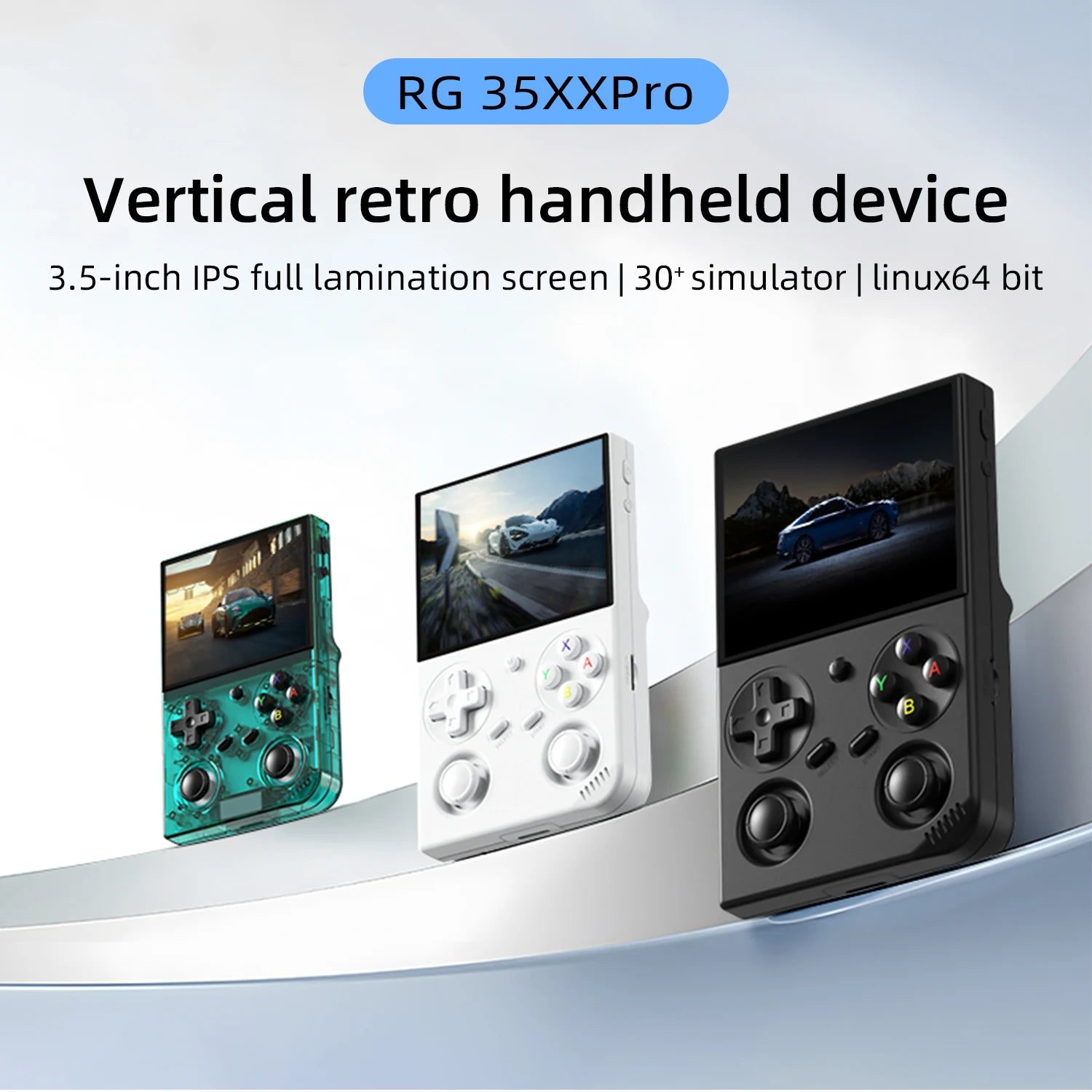 Anbernic RG 35XXPRO 64 Bit Handheld Game Players 3.5'' IPS Screen Linux System Video Game Console Portable Simulator 64G HD-Out