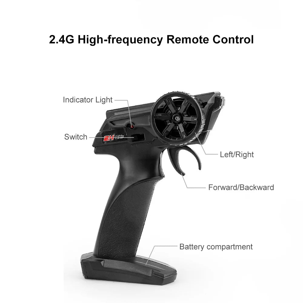 RC Off-road Car Toy 2.4G High Speed Remote Control 1:14  Bigfoot Climbing Model Car Shock Absorber With led light