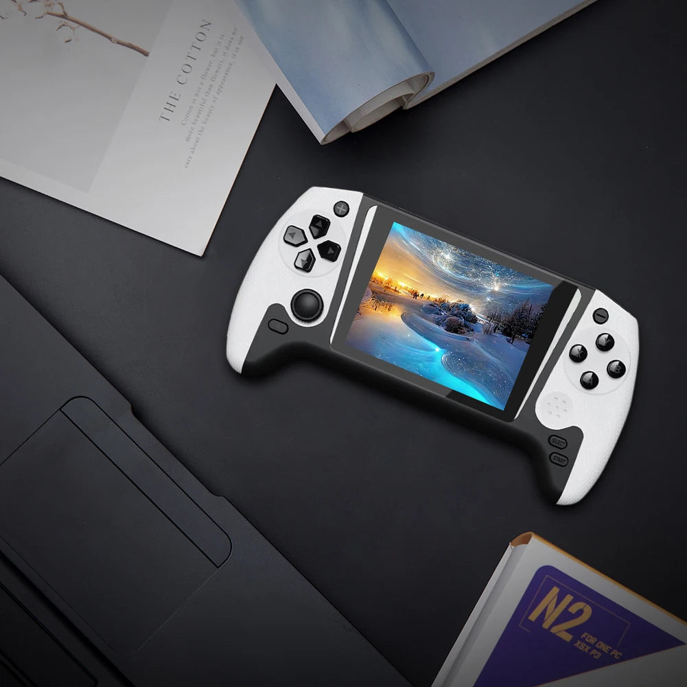 Built-in 500 Games Retro Handheld Game Console 3.5inch LCD Screen Portable Game Console Nostalgic Game Console for Single Player
