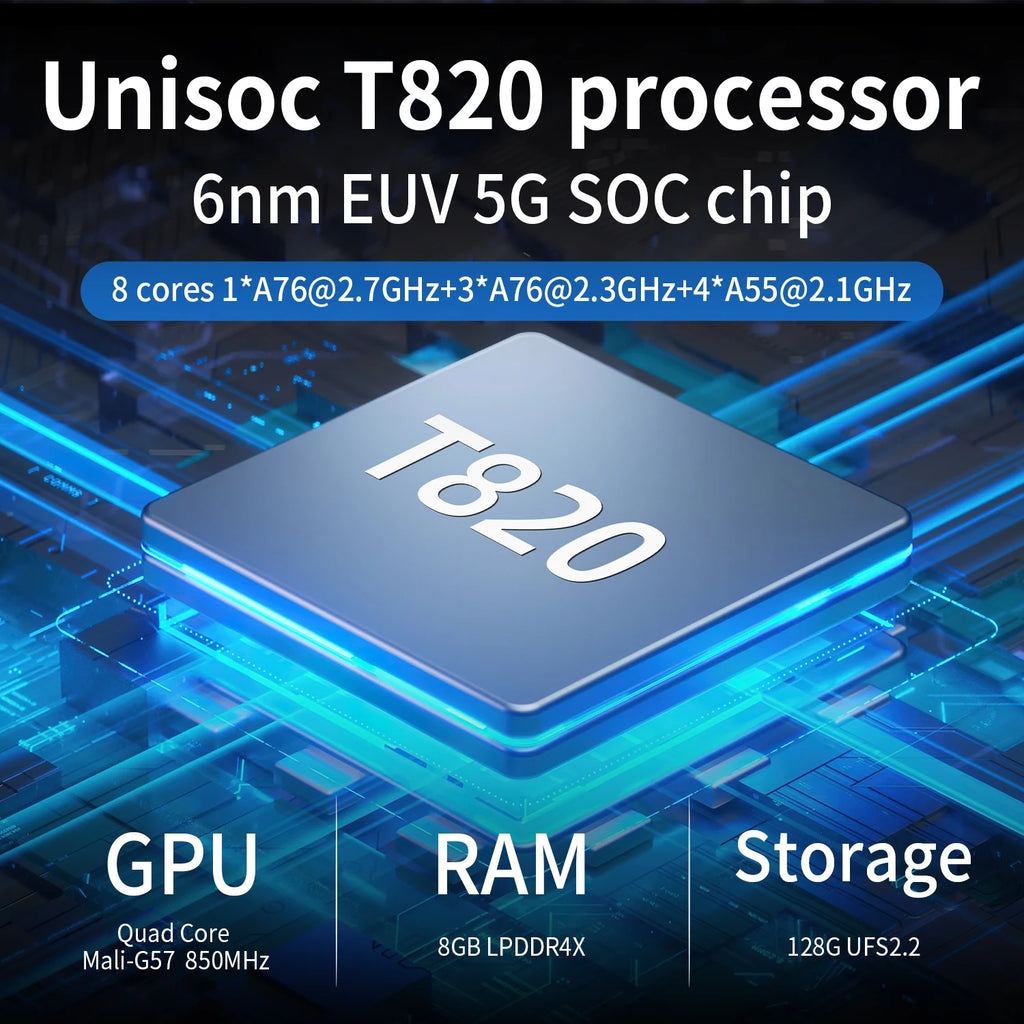 ANBERNIC RG Cube Retro Handheld Game Console 64bit Android 13 Unisoc T820 3.95 Inch IPS Screen Hall Joystick RGB lighting effect