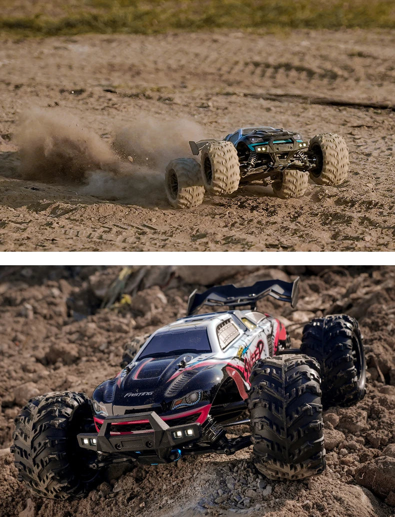 70KM/H High Speed RC Car 1/16 4x4 Remote Control Brushless Vehicle 2.4G 4WD Electric Off-Road Drift Crawler Toys for Children