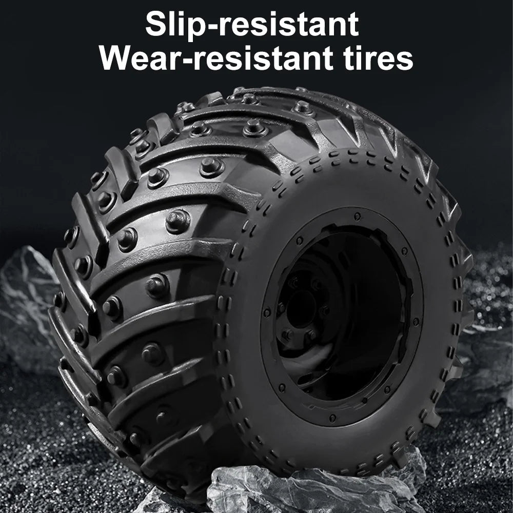 RC Off-road Car Toy 2.4G High Speed Remote Control 1:14  Bigfoot Climbing Model Car Shock Absorber With led light