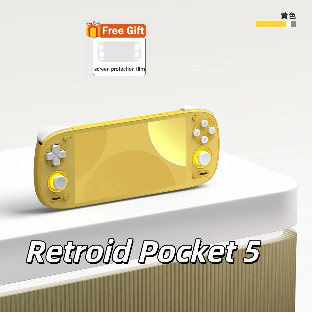 Retroid Pocket 5 Retro Handheld Game Console Video Game Consoles RP5 SD865 8+128G Android13 5.5 Inch OLED HD Screen 512G PSP PS2