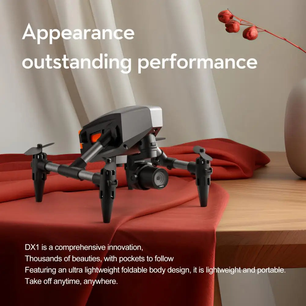 Remote Control Drone with 4K Dual Cameras Obstacle Avoidance Optical Flow Positioning Headless Kids Adults Beginner Foldable 2.4