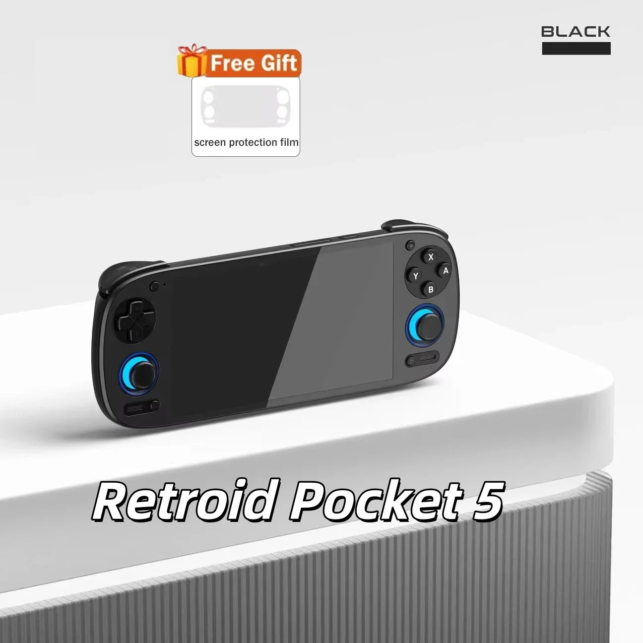 Retroid Pocket 5 Retro Handheld Game Console Video Game Consoles RP5 SD865 8+128G Android13 5.5 Inch OLED HD Screen 512G PSP PS2