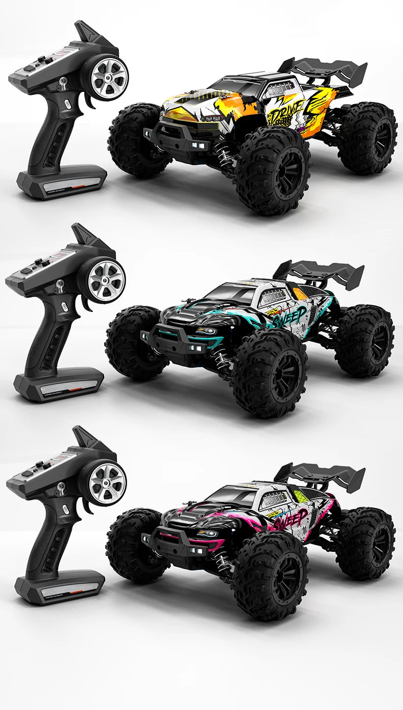 70KM/H High Speed RC Car 1/16 4x4 Remote Control Brushless Vehicle 2.4G 4WD Electric Off-Road Drift Crawler Toys for Children