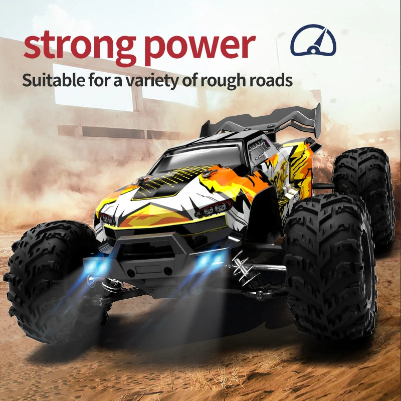 70KM/H High Speed RC Car 1/16 4x4 Remote Control Brushless Vehicle 2.4G 4WD Electric Off-Road Drift Crawler Toys for Children
