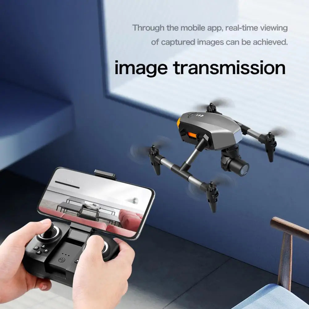 Remote Control Drone with 4K Dual Cameras Obstacle Avoidance Optical Flow Positioning Headless Kids Adults Beginner Foldable 2.4