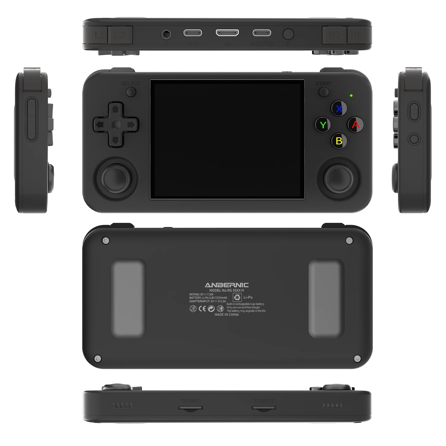 ANBERNIC RG35XX H Retro Handheld Game Video Player Console 3.5Inch IPS full viewing angle H700 quad HD Bluetooth 3300 mAh Gift