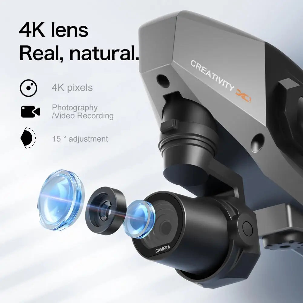 Remote Control Drone with 4K Dual Cameras Obstacle Avoidance Optical Flow Positioning Headless Kids Adults Beginner Foldable 2.4