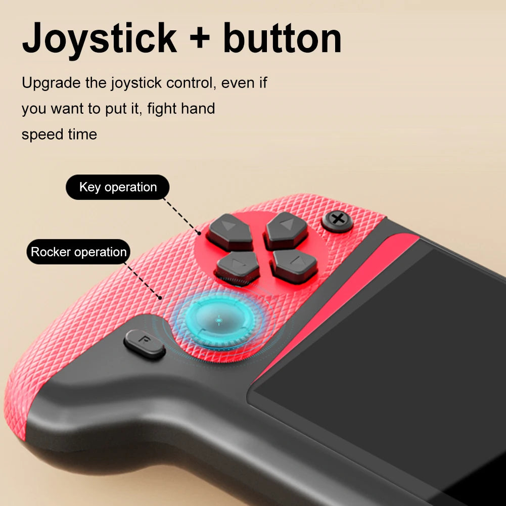 Built-in 500 Games Retro Handheld Game Console 3.5inch LCD Screen Portable Game Console Nostalgic Game Console for Single Player