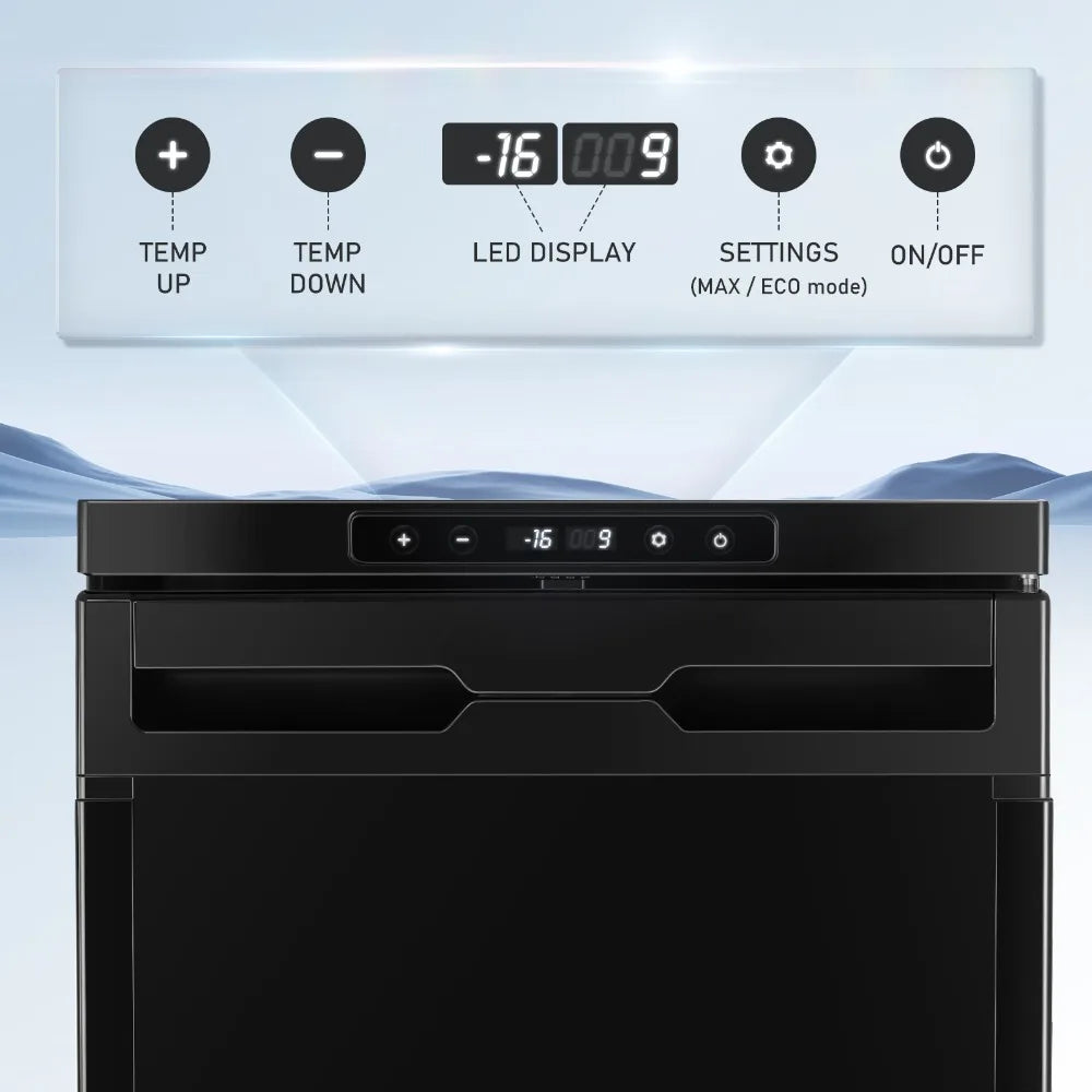 Campervan 12V Fridge 65L Low Power Cooling -20c Compressor Camping Fridge BT+APP
