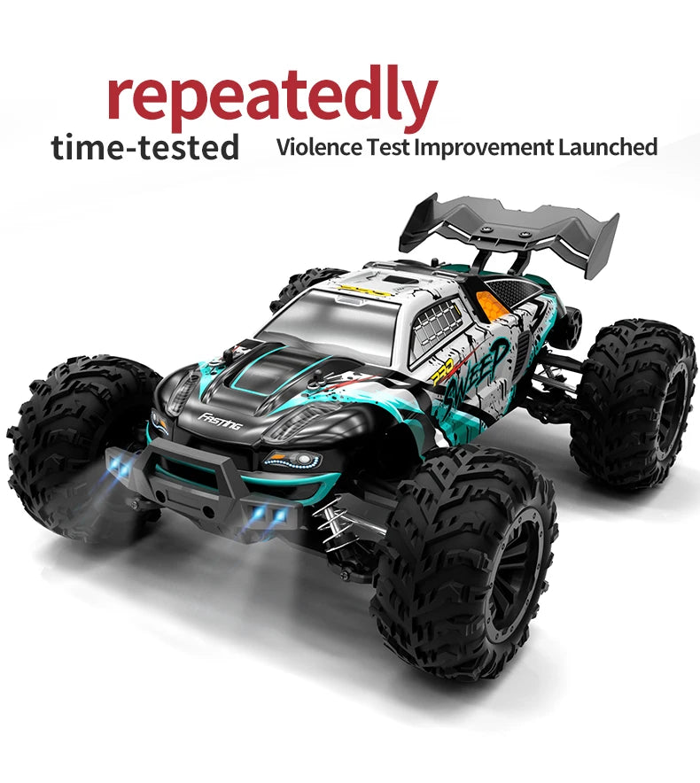 70KM/H High Speed RC Car 1/16 4x4 Remote Control Brushless Vehicle 2.4G 4WD Electric Off-Road Drift Crawler Toys for Children
