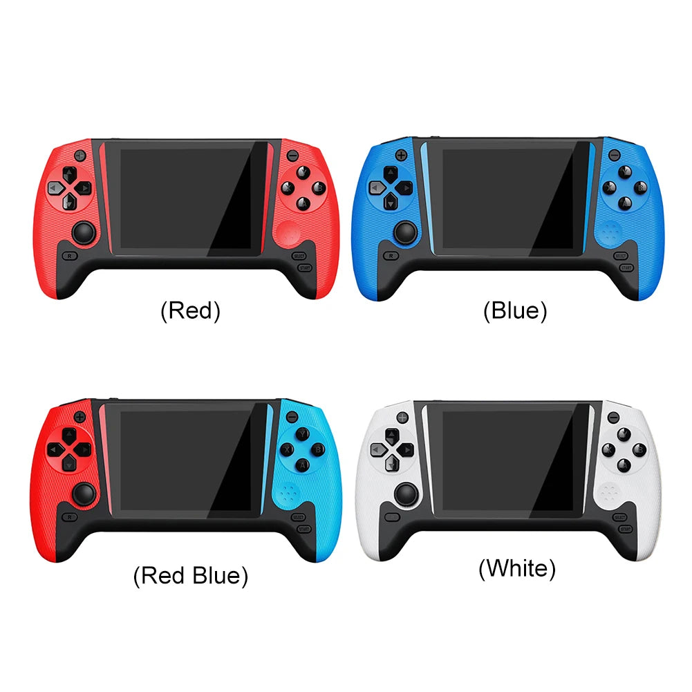 Built-in 500 Games Retro Handheld Game Console 3.5inch LCD Screen Portable Game Console Nostalgic Game Console for Single Player